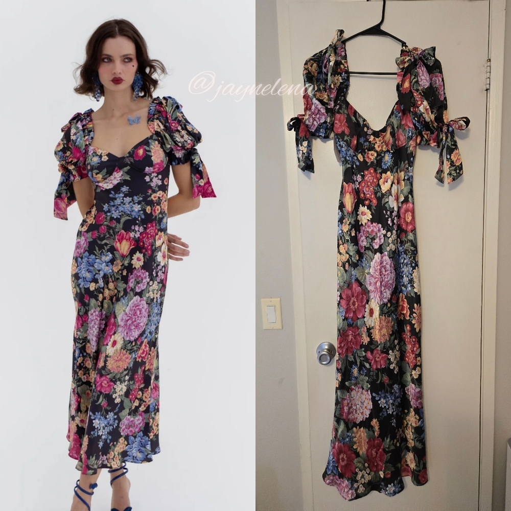 SOLD Selkie Puck Poet Slip Dress - Picture 2 of 2